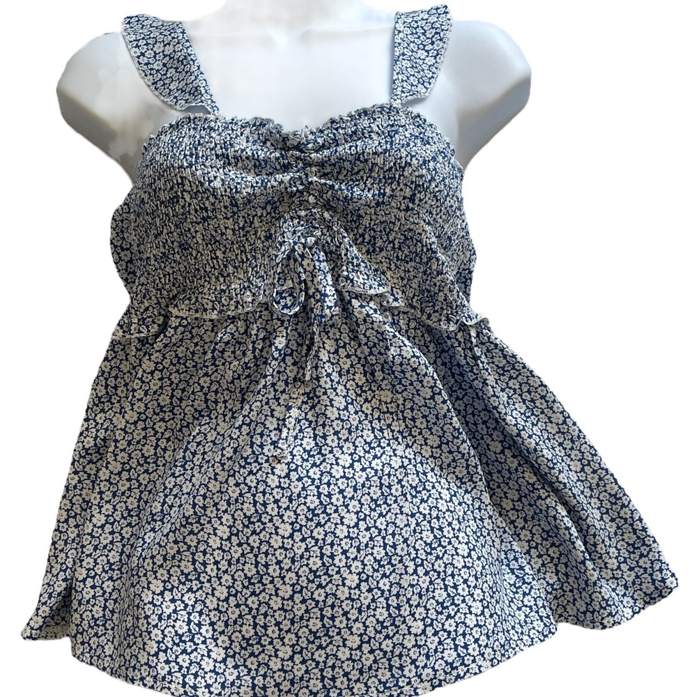 Floral Women’s Peplum Summer Top.